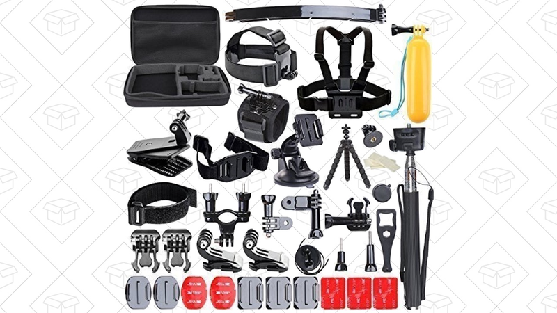 CCbetter 50-Pack GoPro Accessory Kit, $25 with code P57E6OA7